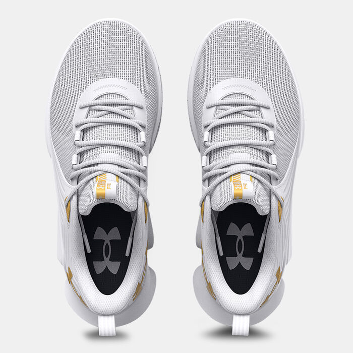 اندر ارمر حذاء كرة السلّة فلو FUTR X 2 للرجال والنساء أبيض image number 3