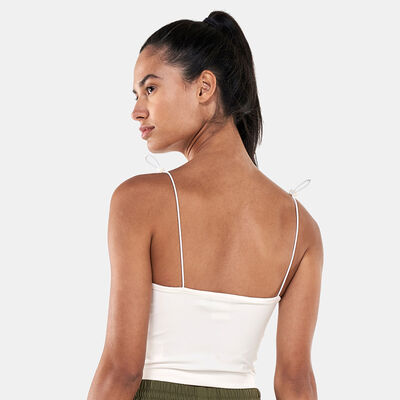 اديداس اورجينال تيشيرت ايلاستيك للنساء أبيض