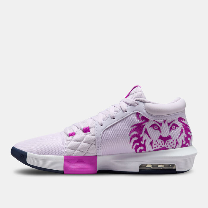 نايكي حذاء كرة السلة ليبرون ويتنس 8 للرجال بنفسجي image number 2