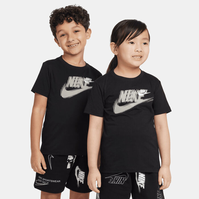 نايكي طقم تيشيرت وشورت كلوب براند إنيرجي للأطفال أسود image number 3