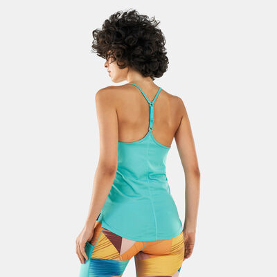 نايكي تيشيرت دراي-فت ون ايلاستيك تانك للنساء أخضر