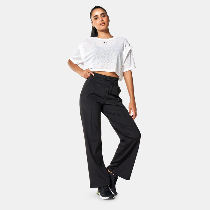 بوما تيشيرت التمرين فيت موف كروب للنساء أبيض image number 2