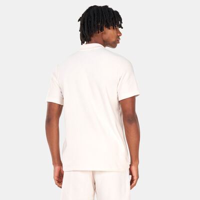 اديداس اورجينال تيشيرت بولو اديكلر كلاسيكس سبورتس للرجال أبيض