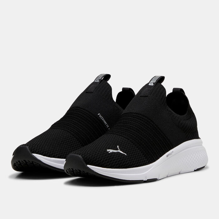 بوما حذاء الجري SOFTRIDE برو إيكو سليب-أون للنساء أسود image number 1