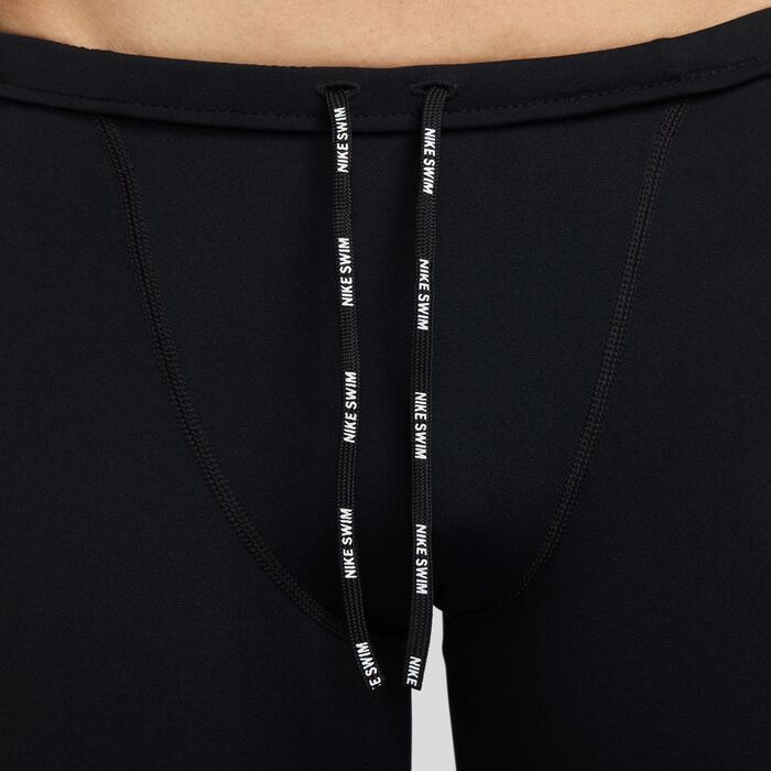 نايك سويم هايدراسترونج بدلة السباحة بطبعات جرافيكية متعددة للرجال أسود image number 2