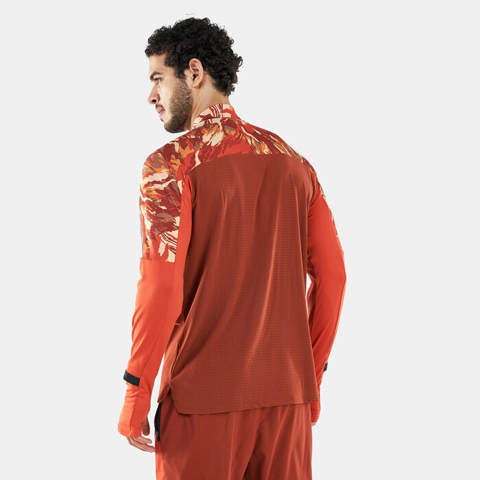 نايكي تيشيرت دراي-فت ايليمنت 1/2 زيب تريل رانينج للرجال image number 1