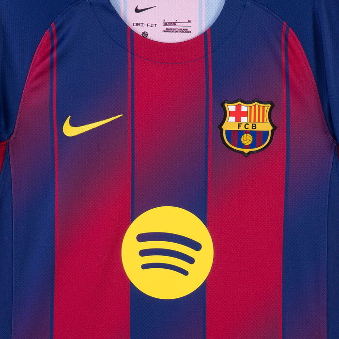 نايكي تيشيرت كرة القدم برشلونة 25/26 هوم ريبليكا للأطفال أزرق image number 2