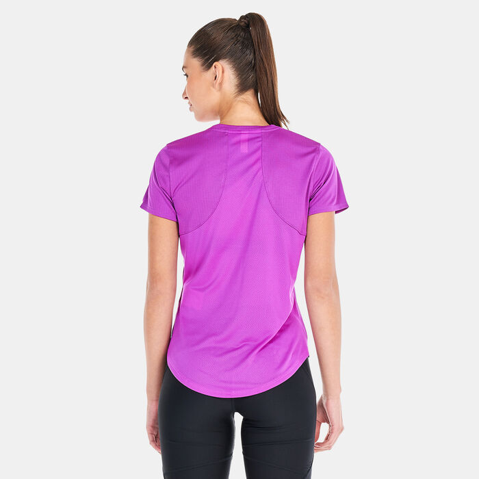 اندر ارمر تيشيرت UA سبيد سترايد 2.0 للنساء بنفسجي image number 1