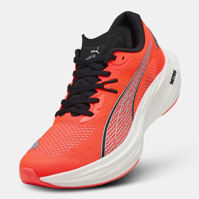 بوما حذاء الجري ديفييت NITRO 3 رود للرجال أحمر image number 4