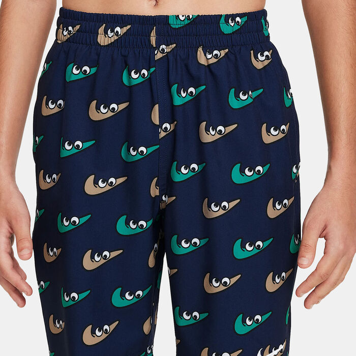 نايك سويم شورت سويمينج فولي للأطفال أزرق image number 4