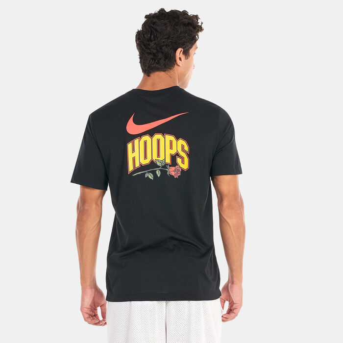 نايكي تيشيرت كرة السلة دراي-فت للرجال أسود image number 1