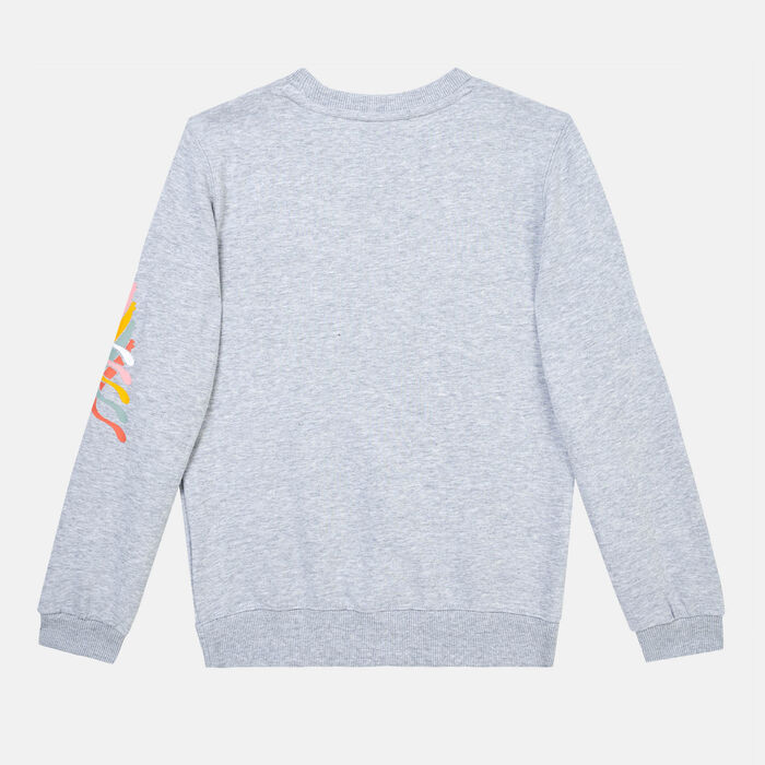 بوما تيشيرت كلاسيكس براند لوف للاطفال رمادي image number 1