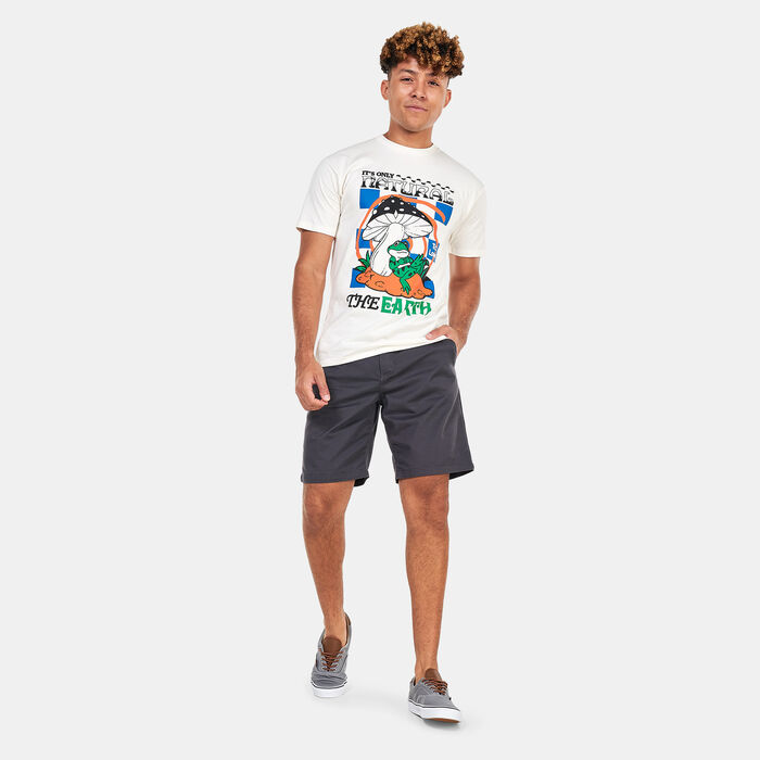 فانس شورت اوثنتيك تشينو ريلاكسد للرجال رمادي image number 2