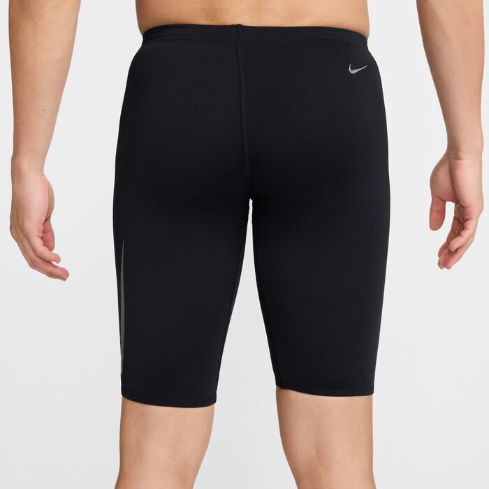 نايك سويم هايدراسترونج بدلة السباحة بطبعات جرافيكية متعددة للرجال أسود image number 1