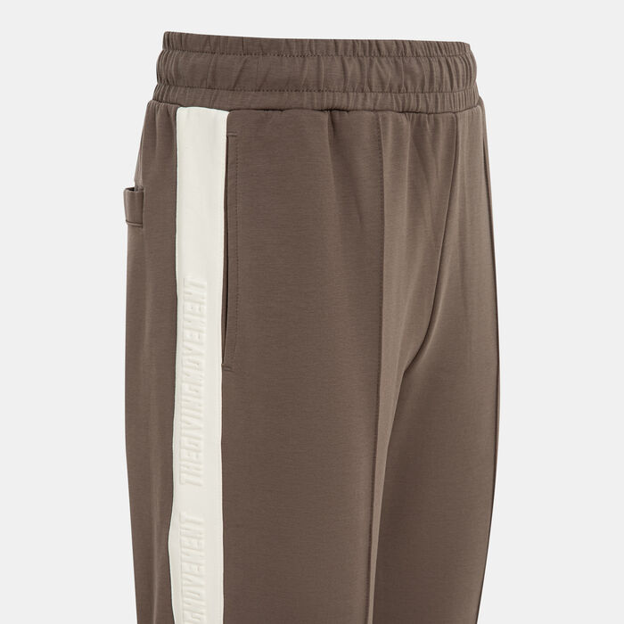 ذا چيفينج موڤمنت بنطال رياضي مخطط بتصميم ضيق من الأسفل للرجال بنى image number 2