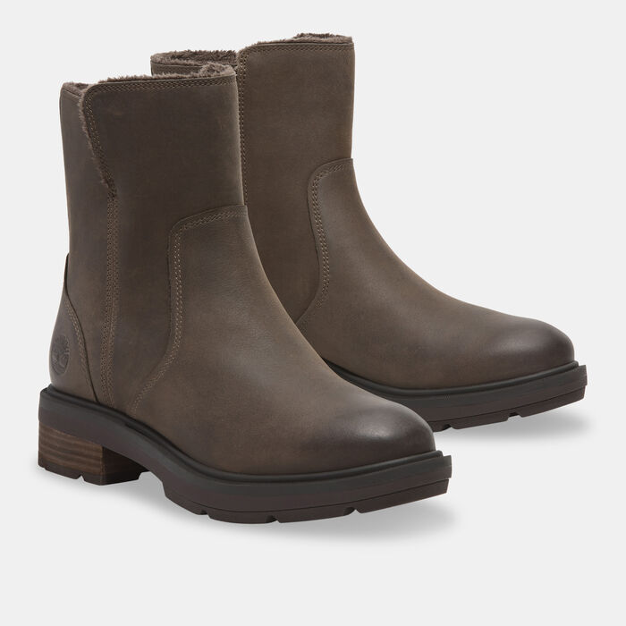 تمبرلاند حذاء بوت متوسط الطول بريمفيلد للنساء بنى image number 1