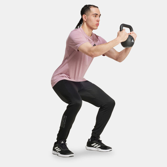 اديداس بنطال التمرين ترين اسنشالز كامو للرجال أسود image number 2