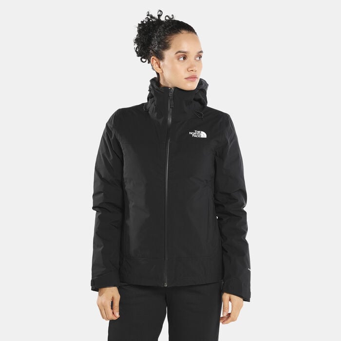 ذا نورث فيس جاكيت ماونتن لايت فيوتشر لايت تريكلايمت للنساء أسود image number 0