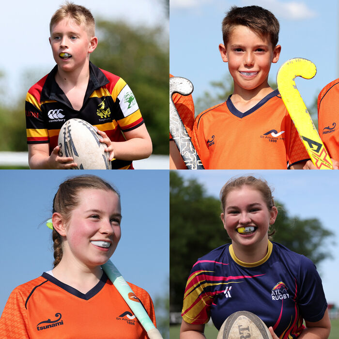 OPRO واقي الفم UFC سناب فت MMA للأطفال أسود image number 4