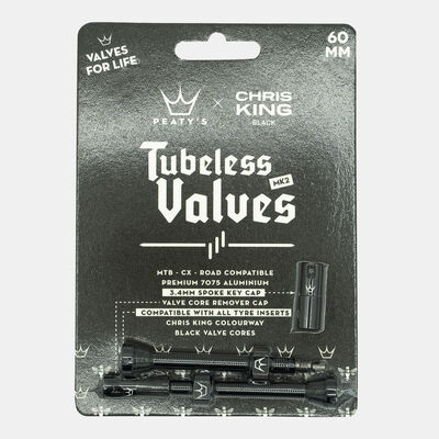 بيتيز صمامات x كريس كينج (MK2) تيوبليس - 60 مم أسود