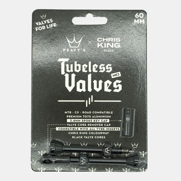 بيتيز صمامات x كريس كينج (MK2) تيوبليس - 60 مم أسود image number 1