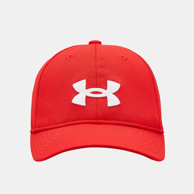 اندر ارمر قبعة UA بليتزينج للاطفال أحمر