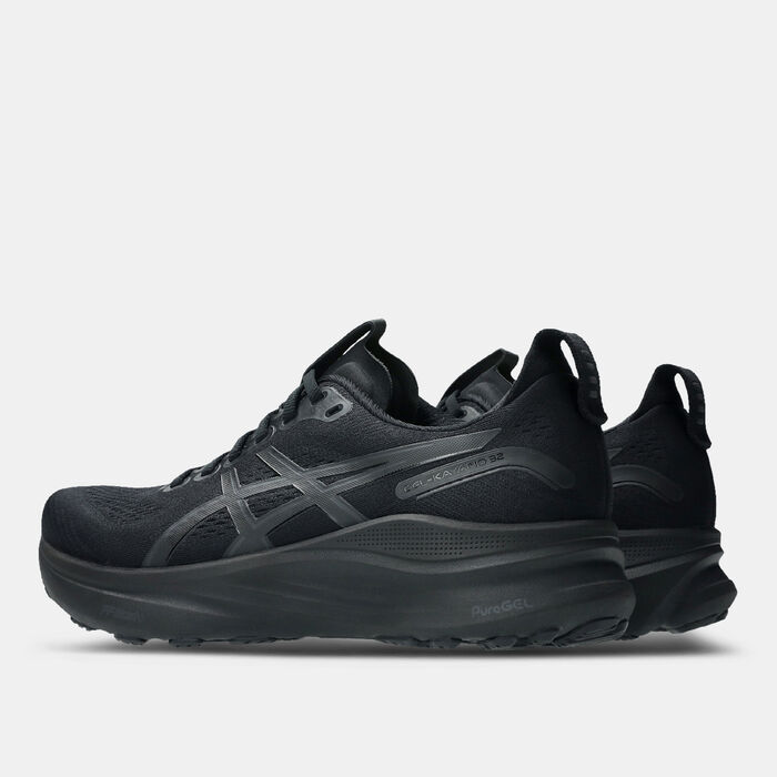 اسيكس حذاء الجري GEL-KAYANO 32 وايد للرجال أسود image number 2