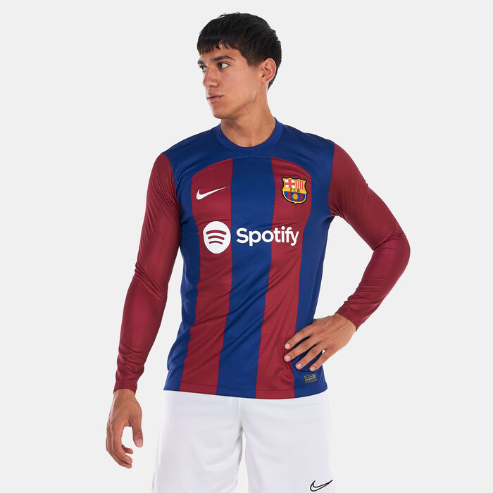 نايكي تيشيرت F.C. برشلونة دراي-فت ستديوم الأساسي للرجال - 2023/24 أزرق image number 0