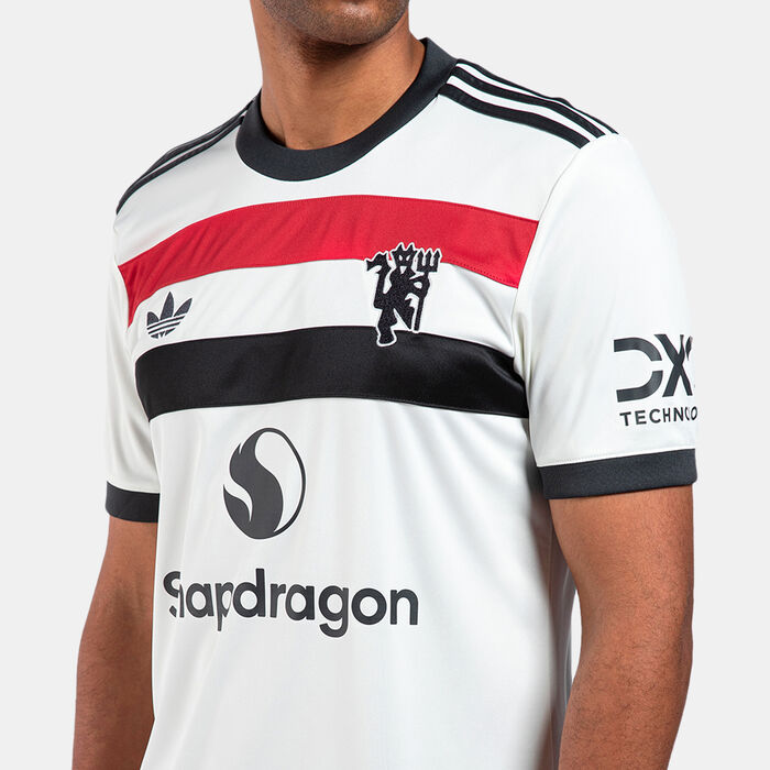 اديداس تيشيرت كرة القدم مانشستر يونايتد 24/25 ثيرد ربليكا للرجال أبيض image number 3