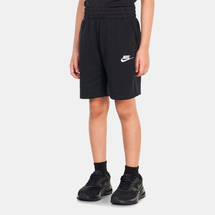 نايكي سبورتسوير كلوب فليس شورت فرينش تيري للأطفال الكبار أسود image number 0