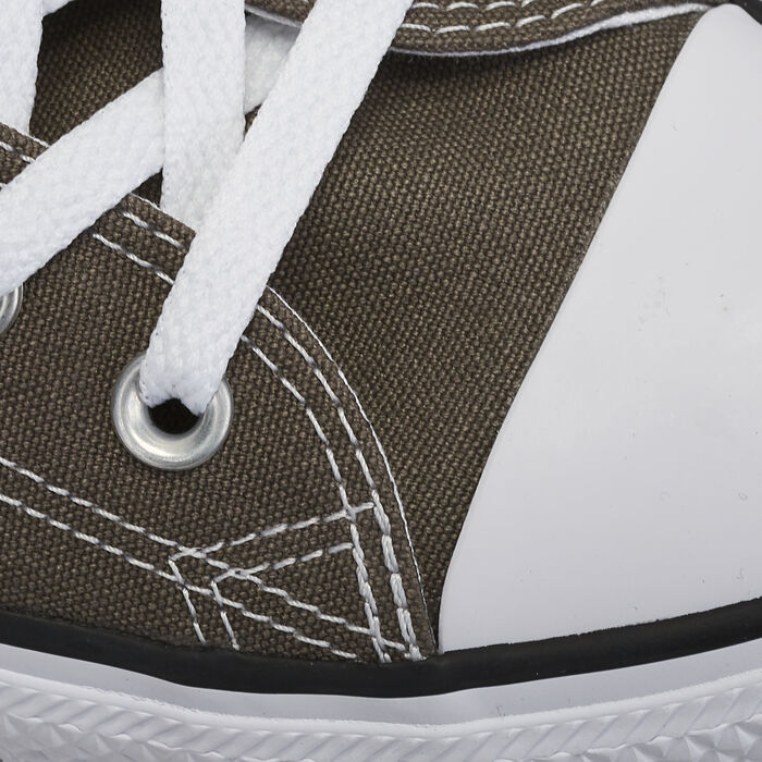 كونفرس حذاء تشاك تيلور اول ستار بالرقبة العالية للرجال و النساء رمادي image number 4