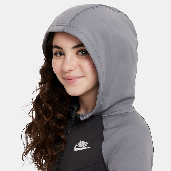 نايكي سبورتسوير بدلة رياضية للأطفال الكبار رمادي image number 4