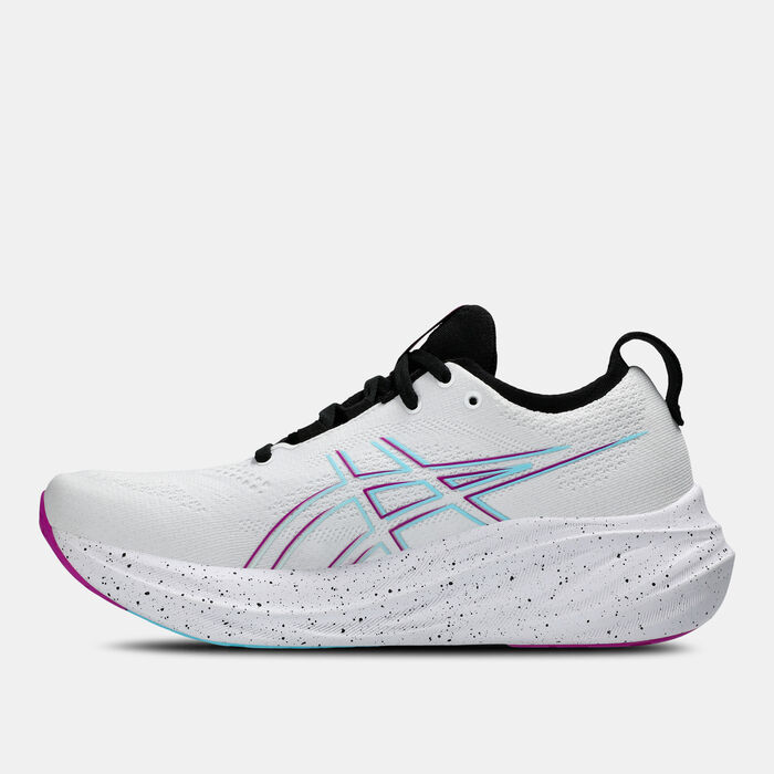 اسيكس حذاء الجري جل نيمبوس 26 للنساء أبيض image number 2