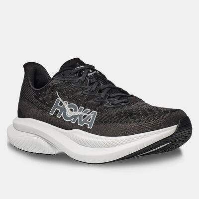 هوكا Men's Mach 6 Wide Running Shoes أسود