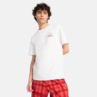 بوما تيشيرت RTU فاليوز جرافيك للرجال أبيض