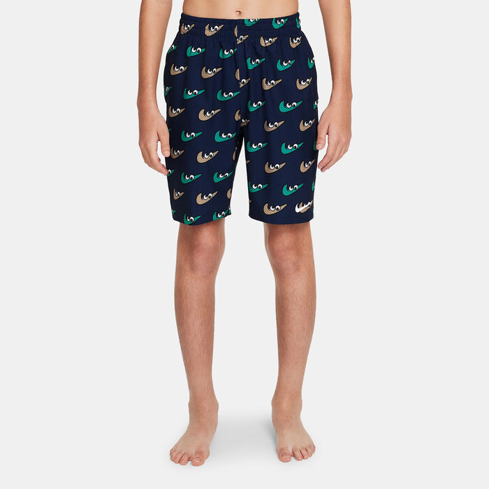 نايك سويم شورت سويمينج فولي للأطفال أزرق image number 0