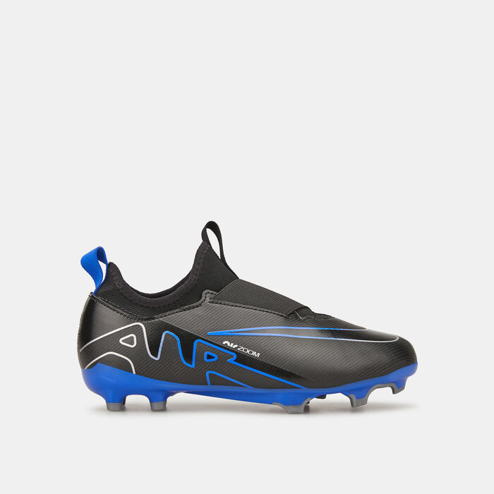نايكي حذاء كرة القدم زووم ميركوريال فيبور 15 أكاديمي للملاعب المتعددة للاطفال (للاطفال الكبار) أسود image number 0