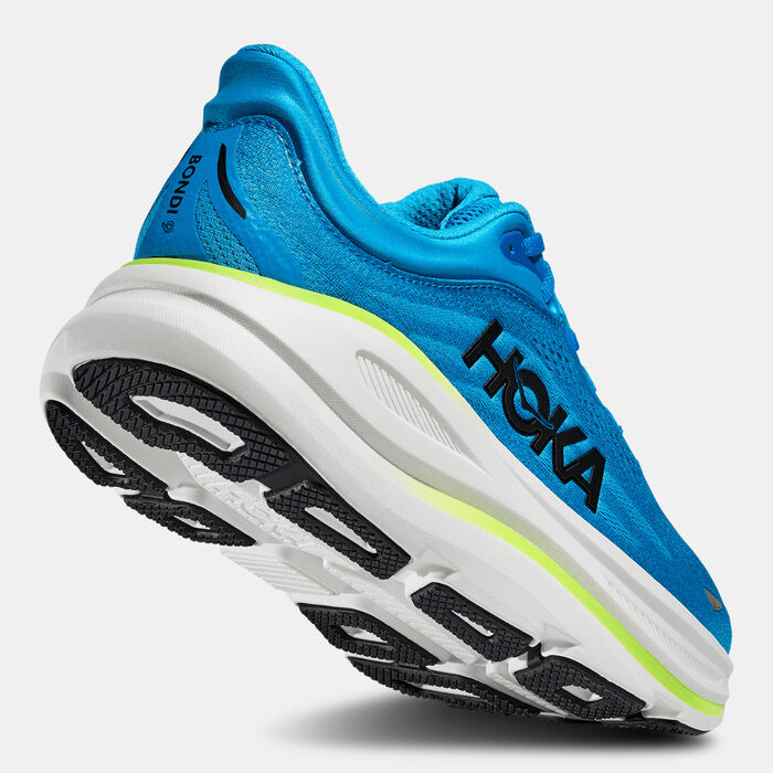 هوكا حذاء الجري بوندي 9 للرجال أزرق image number 5