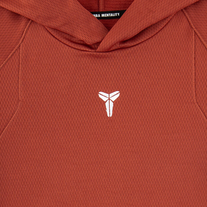 نايكي هودي كرة السلة كوبي ثيرما-فت للأطفال أحمر image number 2