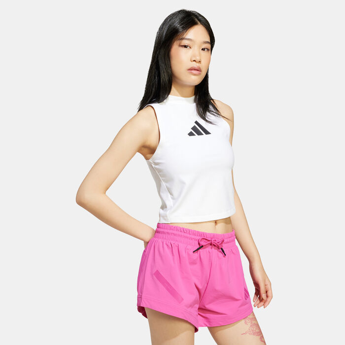 اديداس تيشيرت Z.N.E. بدون اكمام للنساء أبيض image number 2