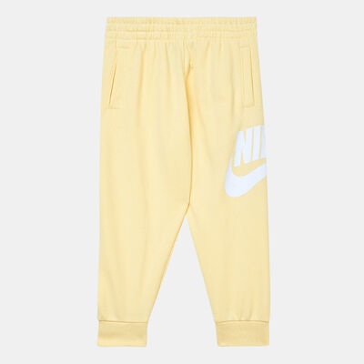 نايكي بنطال سبورتسوير كلوب فرينش تيري بنطال للأطفال الصغار أصفر