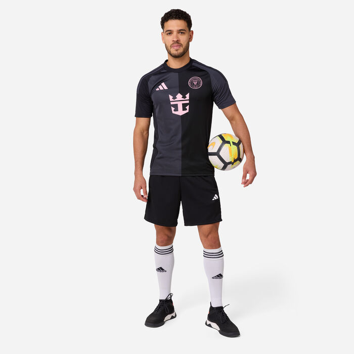 اديداس تيشيرت كرة القدم انتر ميامي 25\26 ليونيل ميسي الاحتياطي ريبليكا للرجال أسود image number 2