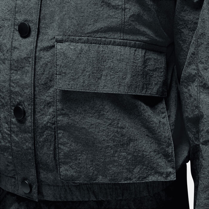 جوردن جاكيت جينز أند بليغ لوجو للأطفال أسود image number 4