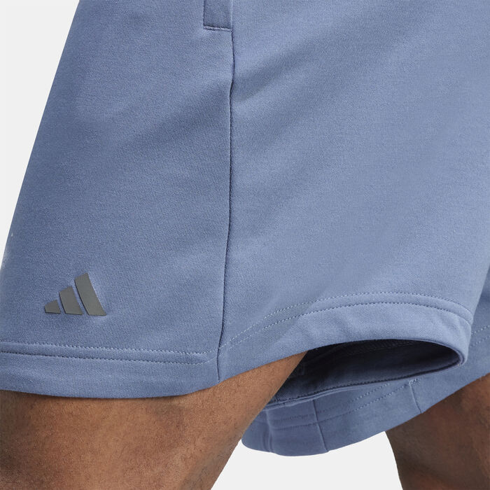 اديداس شورت تمارين اليوغا للرجال رمادي image number 4