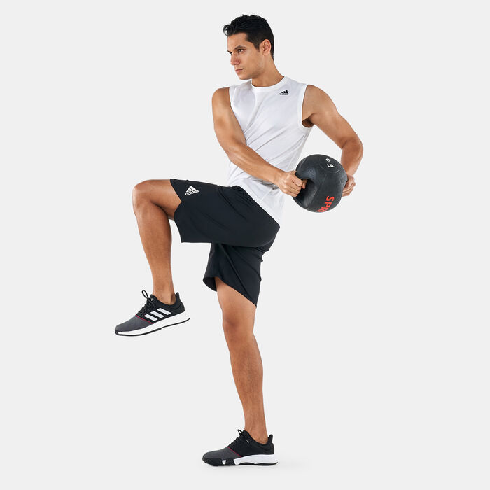 اديداس شورت ديزايند فور ترينينج للرجال أخضر image number 2