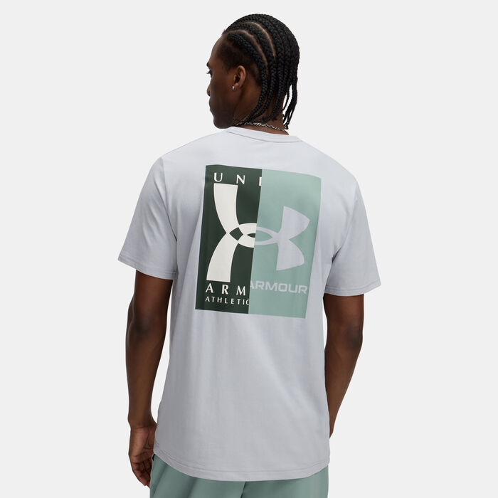 اندر ارمر تيشيرت EVOL لوجو للرجال رمادي image number 1