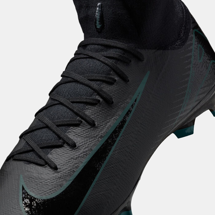 نايكي حذاء كرة القدم ميركيوريال سوبرفلاي 10 برو فيرم جراوند للرجال أسود image number 4