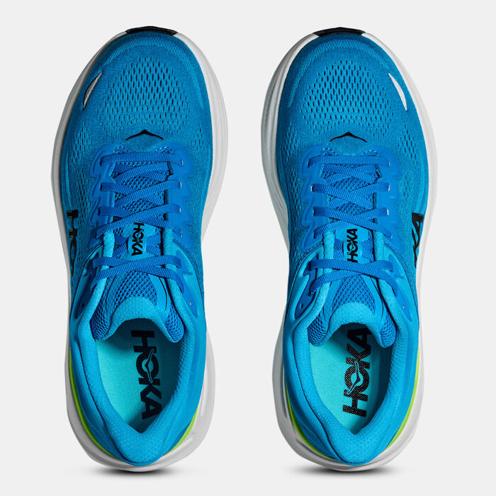هوكا حذاء الجري بوندي 9 للرجال أزرق image number 3