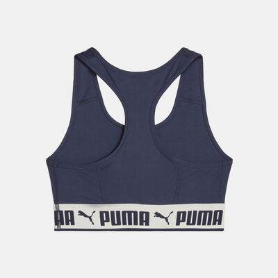 بوما صدرية رياضية سترونج ميد-امباكت للنساء أزرق