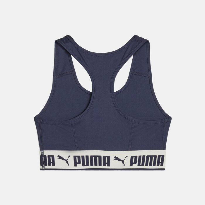 بوما صدرية رياضية سترونج ميد-امباكت للنساء أزرق image number 1